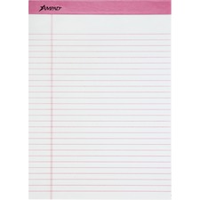 Tops TOP 20098 Pink Binding Writing Pads - Letter - 50 Sheets - 0.34 R