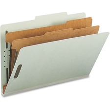 Nature NAT 39951 25 Tab Cut Legal Recycled Classification Folder - 8 1