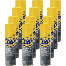 Zep ZPE ZUSSTL14CT Zep Stainless Steel Polish - Spray - 14 Fl Oz (0.4 