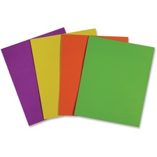 Sparco SPR 78548 Letter Pocket Folder - 8 12 X 11 - 2 Internal Pocket(