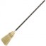 Rubbermaid RCP 6373BROCT Commercial Wood Handle Lobby Corn Broom - Cor