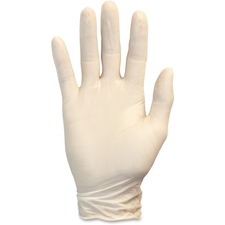 The SZN GRPRMDT Safety Zone 5 Mil Latex Gloves - Polymer Coating - Med