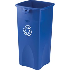 Rubbermaid RCP 356973BECT Commercial Square Recycling Container - 23 G