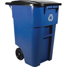 Rubbermaid RCP 9W2773BECT Commercial Brute Recycling Rollout Container