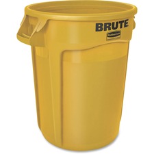 Rubbermaid RCP 263200YELCT Commercial Brute Vented Container - 32 Gal 