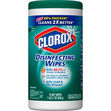 The CLO 01656PL Clorox Disinfecting Wipes, Bleach-free Cleaning Wipes 