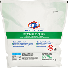 The CLO 30827PL Clorox Healthcare Hydrogen Peroxide Cleaner Disinfecta