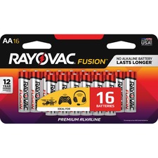 Spectrum RAY 81516LTFUSK Rayovac Fusion Advanced Alkaline Aa Batteries