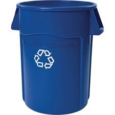 Rubbermaid RCP 264307BLU Commercial Brute Recycling Container - 44 Gal