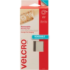 Velcro VEK 95179 Velcroreg; Brand Removable Mounting Tape, 15ft X 34in