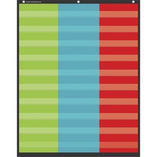 Teacher TCR 20324 3 Column Pocket Chart - Themesubject: Learning - 1 E