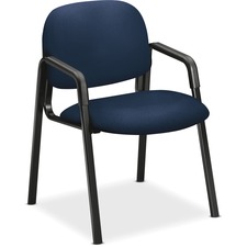 Hon HON 4003CU98T Hon Solutions Seating Guest Chair, Arms - Navy Seat 