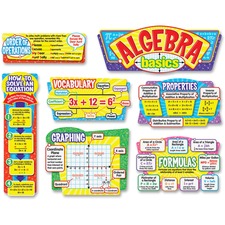 Trend TEP T8256 Trend Algebra Basics Bulletin Board Set - Learning The