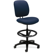 Hon H5905.H.CU98.T Hon Comfortask Stool, Navy Fabric - Navy Polymer, O