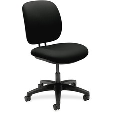 Hon H5901.H.CU10.T Hon Comfortask Chair, Black Fabric - Black Polymer,