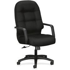 Hon H2091.H.CU10.T Hon Pillow-soft Executive Chair - Black Polyester S