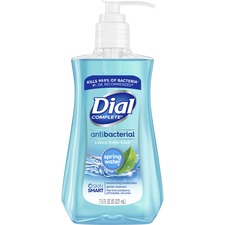 Dial DIA 02670 Antibacterial Liquid Hand Soap - Spring Water Scent - 7