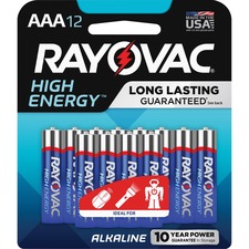 Spectrum RAY 82412KCT Rayovac Alkaline Aaa Batteries - For Multipurpos