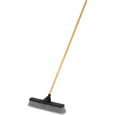 Rubbermaid RCP 2040055 Commercial Anti-twist 18 Push Broom - 3 Resin B