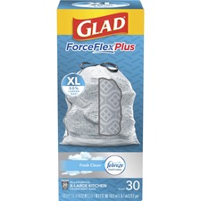 The CLO 78913PL Glad Forceflexplus Xl X-large Kitchen Drawstring Trash