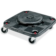 Rubbermaid RCP 353000BK Commercial Brute Square Container Dolly - 300 