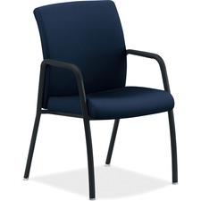 Hon HON IG107CU98 Hon Ignition 4-leg Guest Chair - Navy Fabric, Wood, 