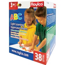 Roylco RYL R49703 Roylco Light Learning: Uppercase Letters - Themesubj