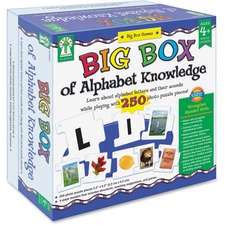 Carson CDP 840015 Dellosa Education Big Box Of Alphabet Knowledge Boar