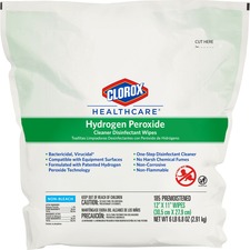 The CLO 30827BD Clorox Healthcare Hydrogen Peroxide Cleaner Disinfecta