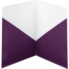 Smead SMD 87961 Smead Classic Pocket Folder - 2 Pocket(s) - Purple - 2