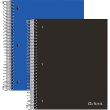 Tops TOP 10386 Oxford 3-subject Poly Notebook - 3 Subject(s) - 150 She