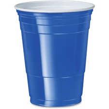 Solo SCC P16BCT 16 Oz. Plastic Cold Party Cups - 50  Pack - 16 Fl Oz -