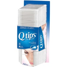 Unilever 09824CT Q-tips Cotton Swabs - 1  Pack - White - Cotton