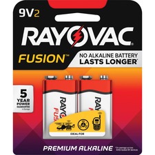 Spectrum RAY A16042TFUSK Rayovac Fusion Advanced Alkaline 9v Batteries