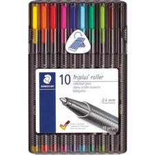 Staedtler STD 403SB10A6 Staedtler 10 Triplus Roller Rollerball Pens - 