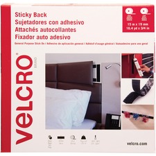 Velcro VEL-30631-GLO Velcroreg; Sticky Back Stick On Fasteners - 16.33