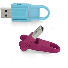 Verbatim VER 70377 16gb Store 'n' Flip Usb Flash Drive - 2pk - Berry, 