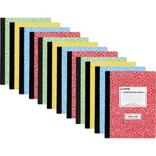 Tops TOP 63794CT Wide Ruled Composition Books - 100 Sheets - 200 Pages