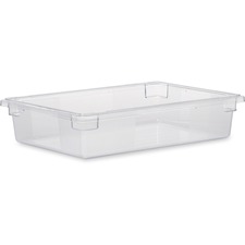 Rubbermaid RCP 3308CLECT Commercial 8-12 Gallon Clear Food Tote Box - 