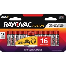 Spectrum RAY 82416LTFUSK Rayovac Fusion Alkaline Aaa Batteries - For M