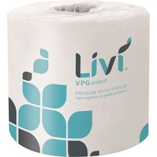 Solaris SOL 21545 Livi Leaf Vpg Bath Tissue - 2 Ply - 4.49 X 3.98 - 50