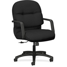 Hon H2092.H.CU10.T Hon Pillow-soft Executive Mid-back Chair - Black Po