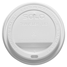 Solo SCC OFTL160007 Traveler Hot Cup Lids - Polystyrene - 300  Carton 