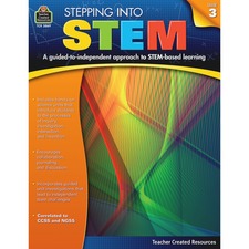 Teacher TCR 3869 Grade 3 Step Into Stem Workbook Printed Book Printed 