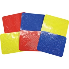 Roylco RYL R48231 Roylco Junior Rubbing Plates - Fun And Learning - Re