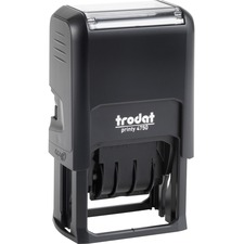 U. USS E4756 Trodat Ecoprinty 5-in-1 Date Stamp - Custom Messagedate S