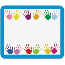 Carson CDP 9413 Dellosa Education Grades Prek-5 Handprints Name Tags -