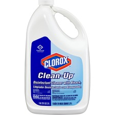 The CLO 35420PL Clorox Disinfectant Cleaner With Bleach - Liquid - 128