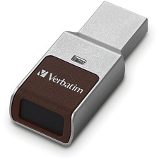 Verbatim 70369 128gb Fingerprint Secure Usb 3.0 Flash Drive With Aes 2