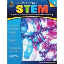 Teacher TCR 3897 Grade 4 Step Into Stem Workbook Printed Book Printed 